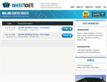 Tablet Screenshot of centeramherst.com